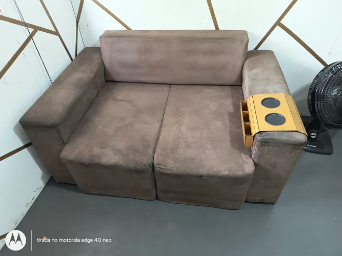 Sofá retrátil 2 lugares