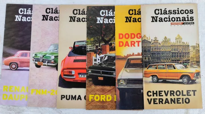 Clássicos Nacionais - 6 fascículos.