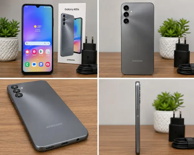 Samsung Galaxy A05s 128GB 6GB RAM Cinza - Ótimo Estado + Carregador<br>