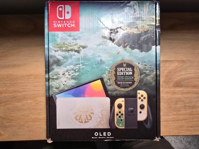 Nintendo Switch OLED Edição Zelda Tears Americano Completo