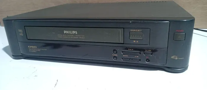 Vídeo Cassete K7 Vcr Philips 4 Cabeças