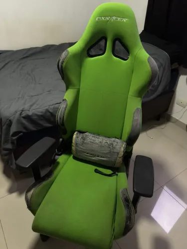 ? Cadeira Gamer DXRacer RW01/EN Original - Verde e Preta