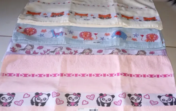 toalha de banho 100% algodão infantil $48 adulto $78