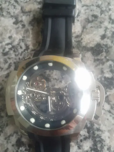 RELOGIO INVICTA AUTOMATICO TRANSPARENTE