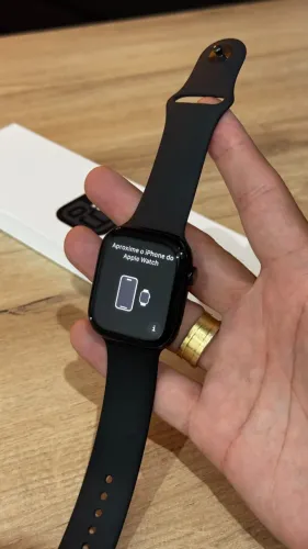 Apple Watch Series 10 46mm GPS Jet Black - Bateria 100%! Com Garantia! Até 18x no cartão