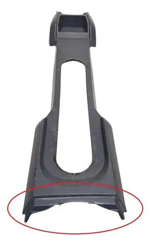 Moldura Console Central Porta-copos Siena 08 A 12 ~ Detalhe Cinza