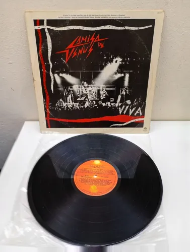 LP Vinil Camisa de Vênus - Viva Álbum Ao Vivo 1986 bom estado Rock Nacional Rock Brasil