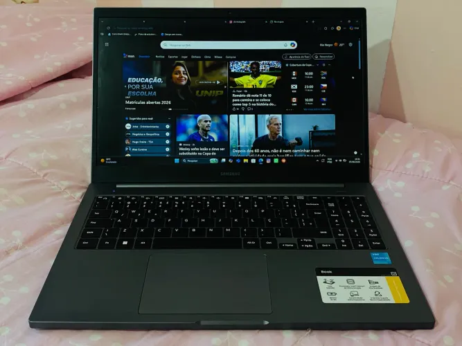 SAMSUNG NOTEBOOK - Ideal para estudos e trabalho 