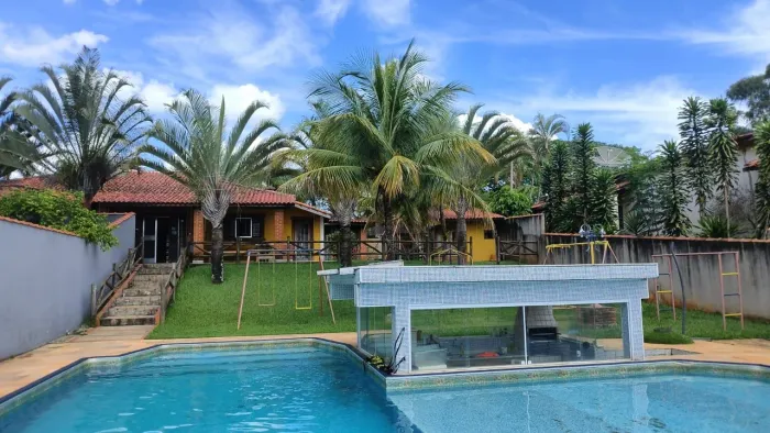 Chácara com 3 dormitórios para alugar, 2000 m² por R$ 6.500/mês - Fazenda Castelo - Boituv