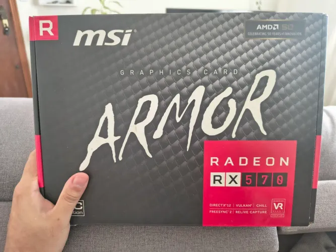 Placa de Video RX 570 4GB MSI Armor