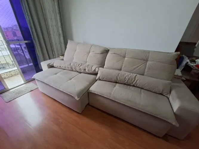 Sofá retrátil 4/5 lugares