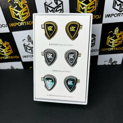 Fone de Ouvido In-ear KZ EDA 3X1 - Retorno de Palco Sem Mic