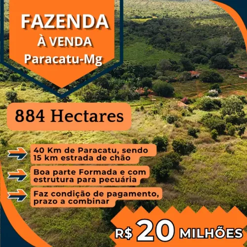 Fazenda à venda em Paracatu-MG