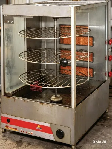 Assador Multiuso Giratório 12 Frangos ou 30 Kg de Carnes Progás