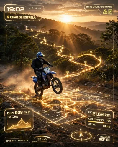 Lander para trilha