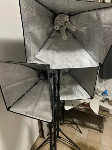 Conjunto de luminária estúdio 