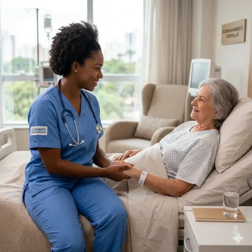 Acompanhante Hospitalar | Técnica de Enfermagem | +20 Anos de Experiência