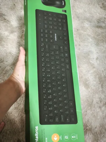 Teclado e mouse sem fio 