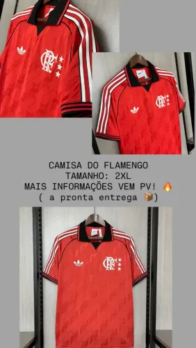 Camisa do flamengo vermelha ( tamanho 2XL)