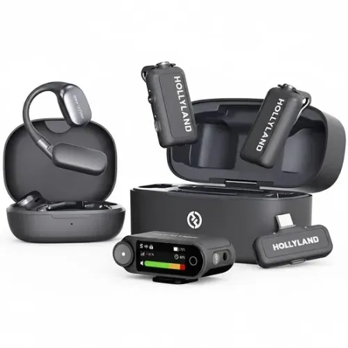 Microfone sem fio Hollyland Lark Max 2 Ultimate Combo - Space Gray