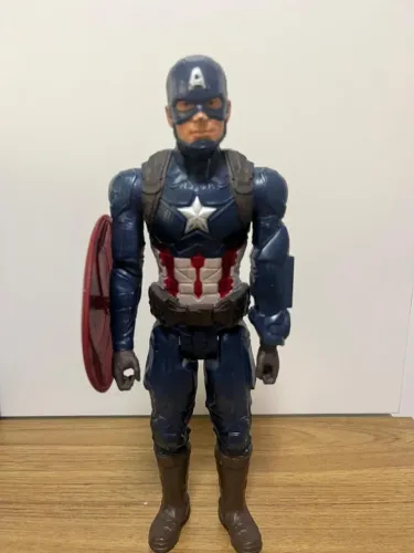 boneco Capitão América Titan Hero Séries 30 cm 