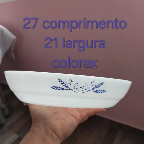 Travessa colorex triguinho