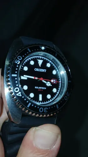 Relogio orient diver solartech