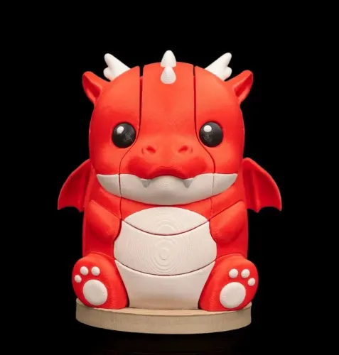 Dragão quebra cabeça e decoração