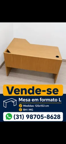 Mesa escritório formato L