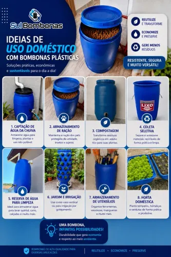 Ideias Utilização BOMBONAS PLÁSTICAS