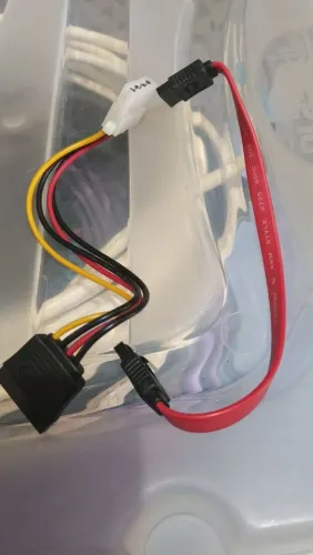 Cabo sata e alimentação Pc DVR 