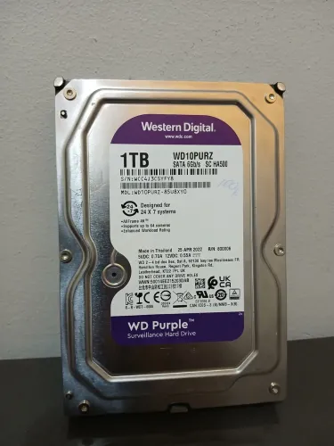HD SATA Western Digital Purple 1TB - WD10PURZ