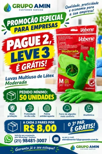 Luvas Látex Multiuso - Direto da Fábrica