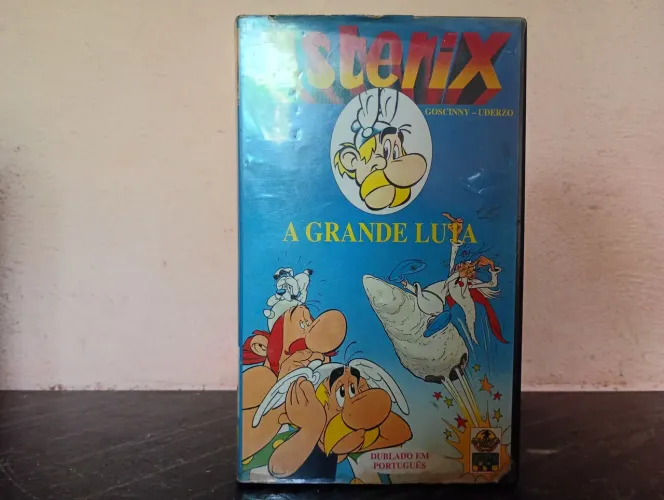 Vhs Asterix - A grande luta (dublado)