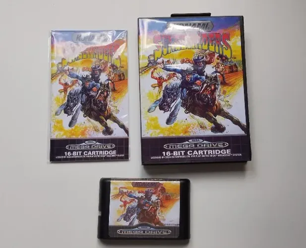 Cartucho Jogo Sunset Riders - Mega Drive