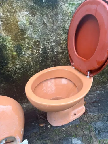 Pia e vaso sanitário