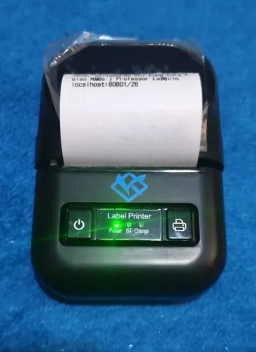 Mini Impressora Térmica Bluetooth (Etiquetas e Recibos) - Portátil e Sem Fio!