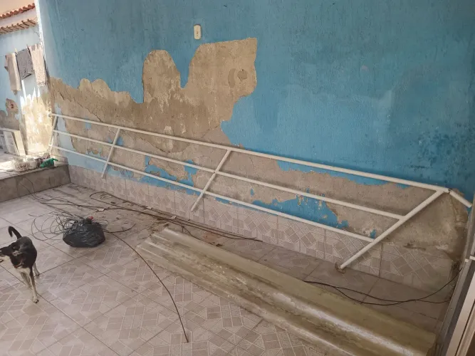 Corrimão para escada de ferro