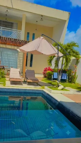 Casa de praia para lazer ou descanso familiar.