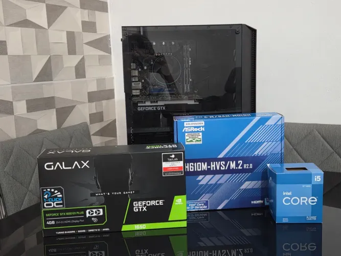 Pc Gamer i5-12400F + GTX1650 + 16GB RAM + SSD NVMe 512GB
