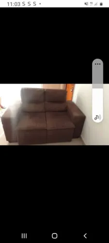 Vendo sofá dois lugares reclinável bem conservado apenas 300 reais retirar Guará 2