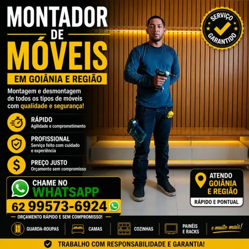 Montador de móveis profissional