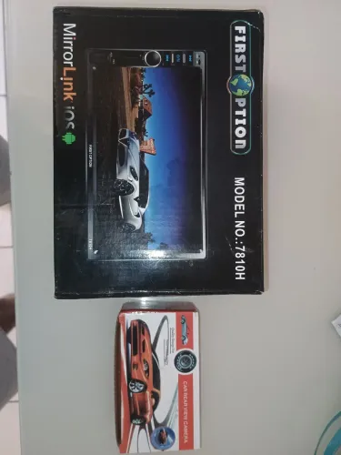 Kit multimídia com câmera de ré