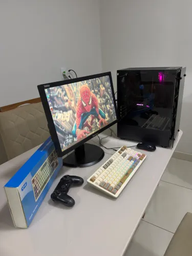 Pc gamer Comoleto Troco em vídeo game Passo cartão 