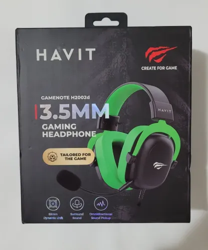 Headset Gamer Havit H2002D Original - Novo Lacrado