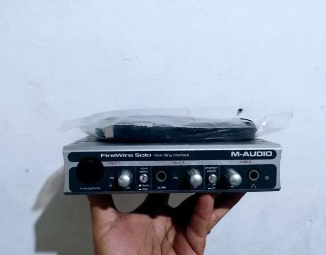 Vendo placa de áudio M-audio