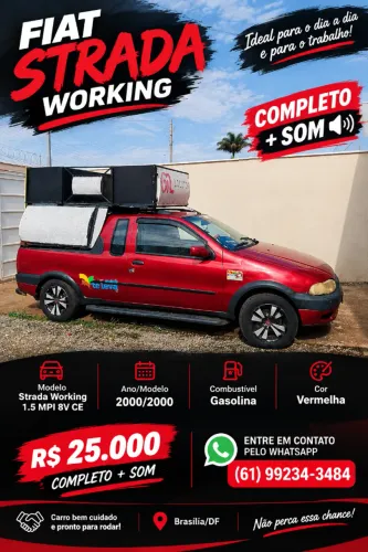 Fiat Strada Working 1.5 MPI 8V CE 2000