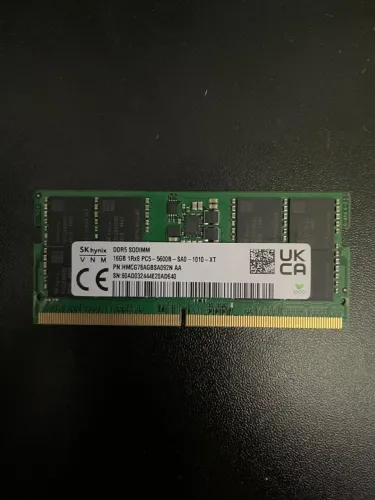 Memória RAM SK Hynix 16GB DDR5 5600MHz Notebook SODIMM