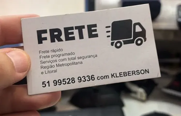 Fretes rápidos. 