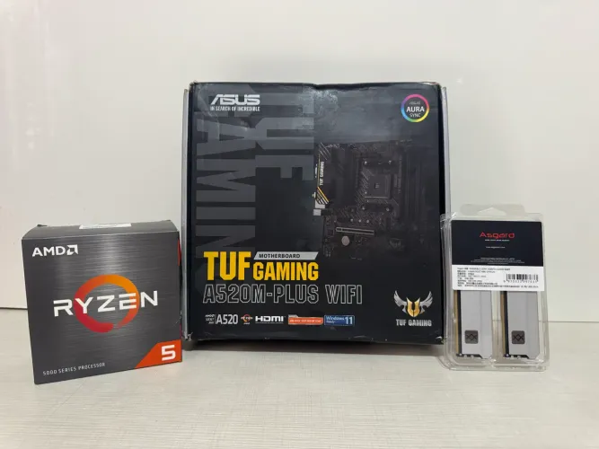 Kit Upgrade Gamer Ryzen ASUS Tuf Asgard Aceito Cartão 12x
